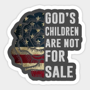 God's Children are Not For Sale Sticker